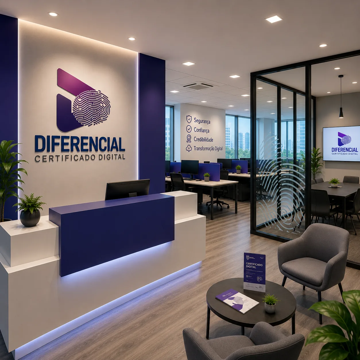Escritório da Diferencial Certificado Digital em Joinville/SC